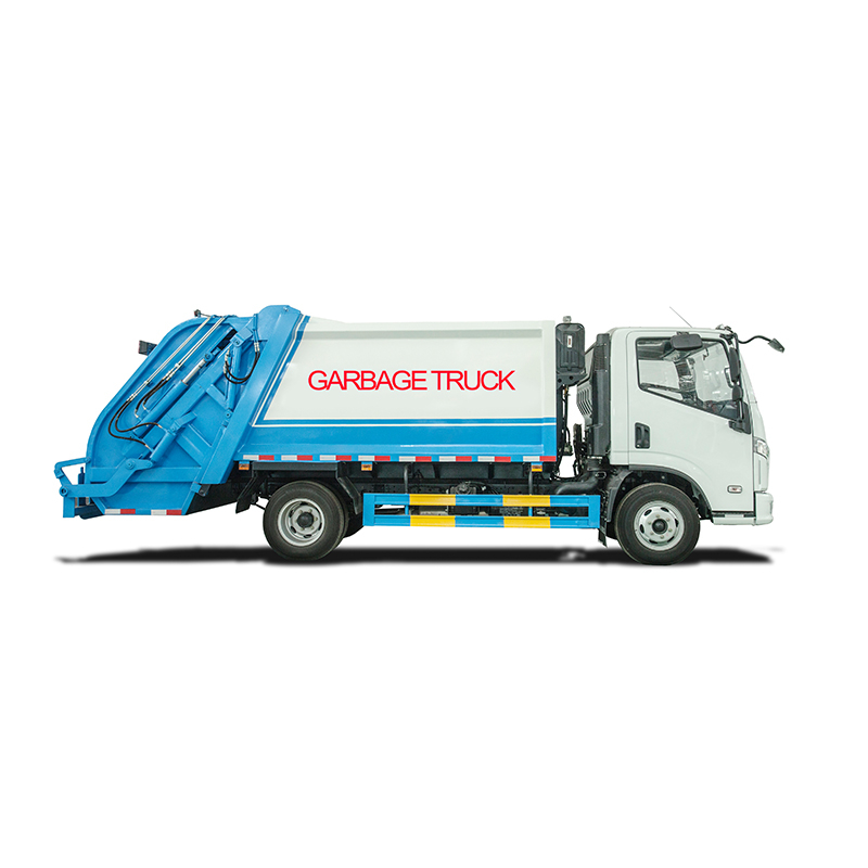 Camion à ordures à compression arrière de 6 CBM 