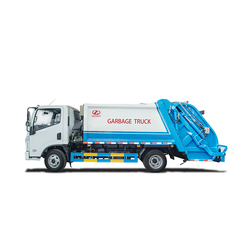 Camion à ordures à compression arrière de 6 CBM 